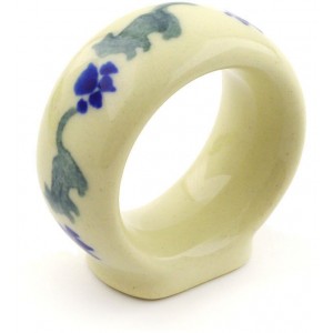 Polmedia Polish Pottery Stoneware Napkin Ring PMDA1064